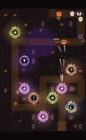 The Hollow Harvest event: jacks, skeletons, ghosts and bats on a graveyard trail