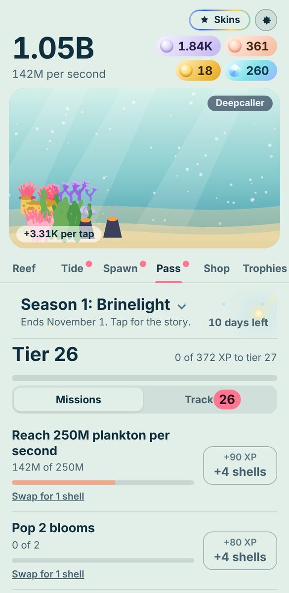 Pass missions