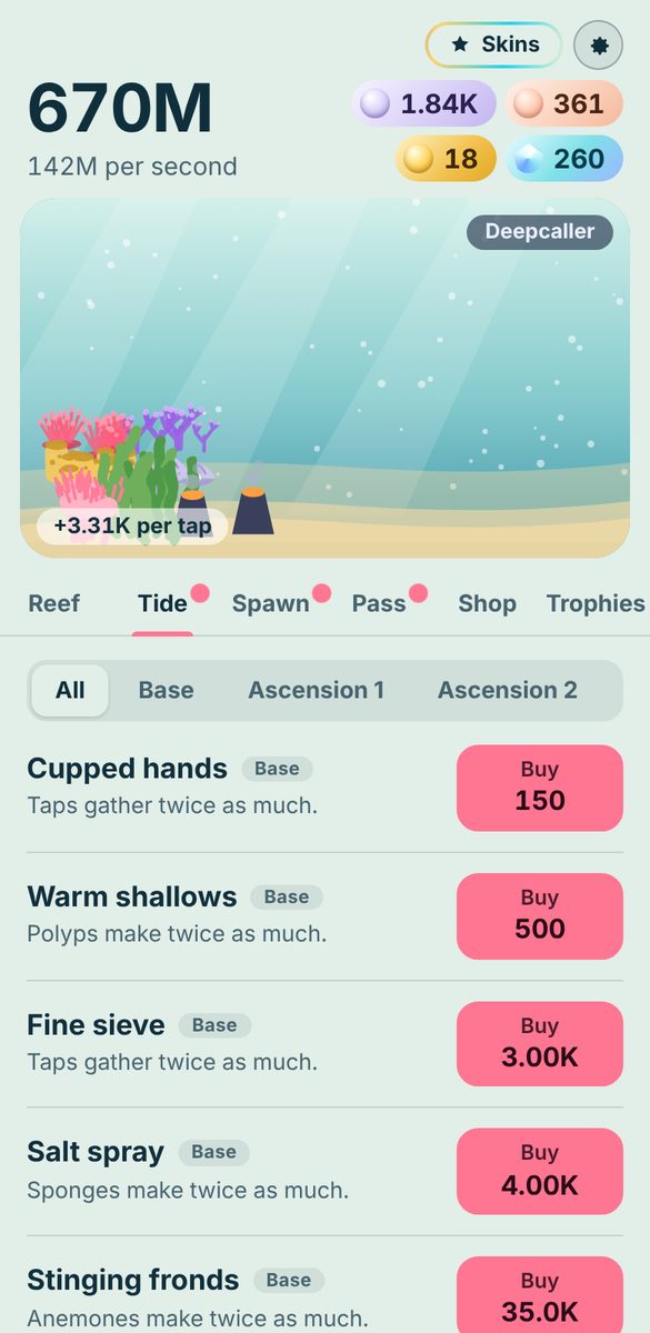 Tide tab
